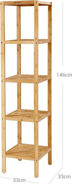 Actual product image Jamb Badregal (33 x 33 x 146 cm)