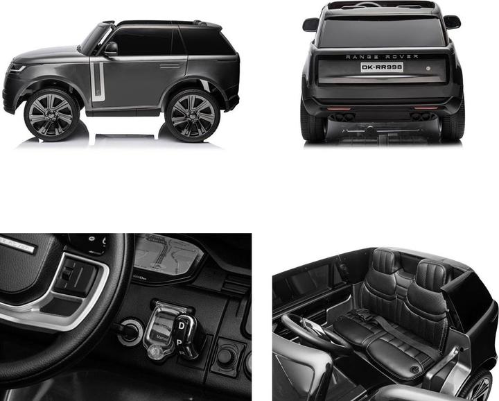 Actual product image Es-toys Children's vehicle - Electric car "Land Rover Range Rover" 2 seater - 12V14AH, 4 motors leather seat (12 V)