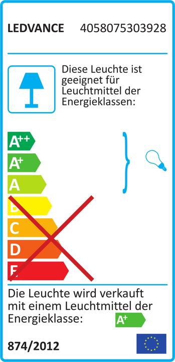 Energie-Label Ledvance Submarine (720 lm, G13)