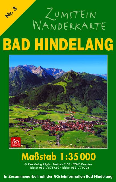 Produktbild Zumstein Wanderkarte Bad Hindelang