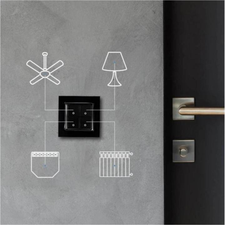 Produktbild Shelly Wall switch 4 - black