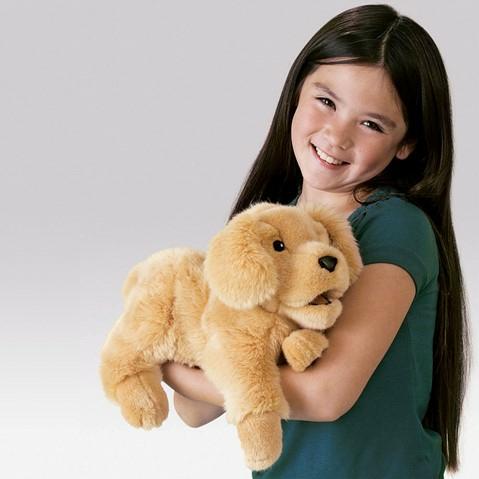 Actual product image Folkmanis Golden retriever baby