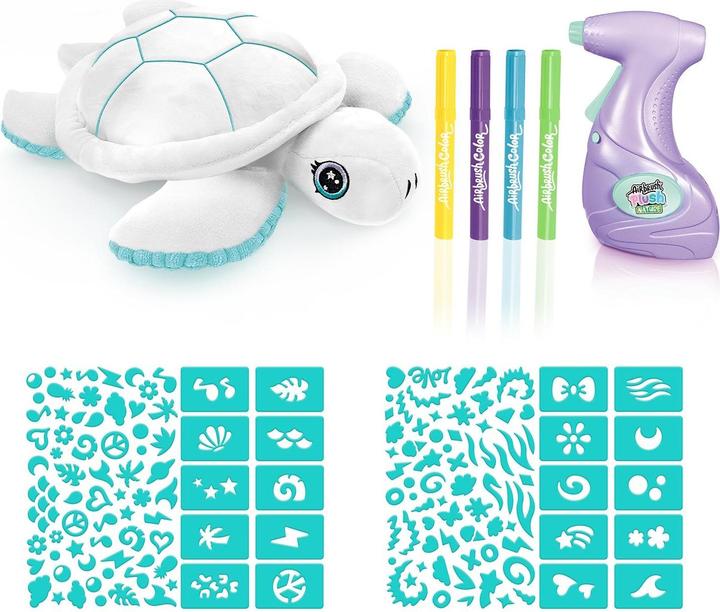 Actual product image Airbrush Plush - Turtle (28 cm)