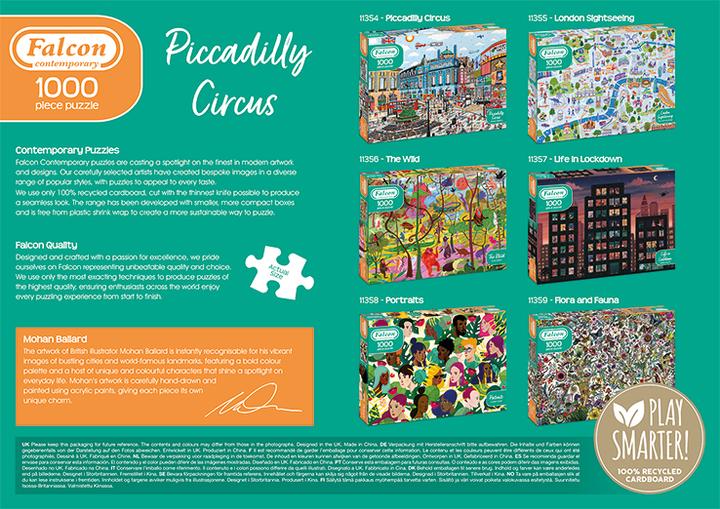 Actual product image Jumbo 11354 - Contemporary Piccadilly Circus, jigsaw puzzle, 1000 pieces (1000 pieces)