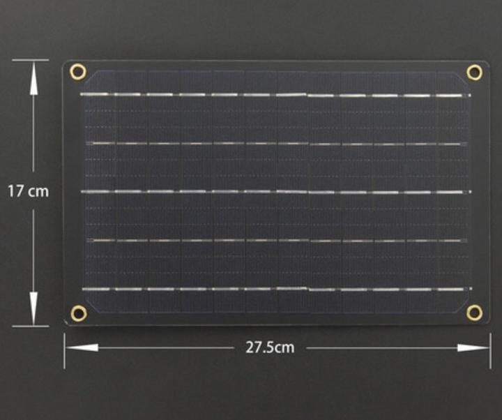 Produktbild DFRobot 5V 1A monokristallines Solar Panel 6W mit USB Anschluss (6 W, 0.12 kg)