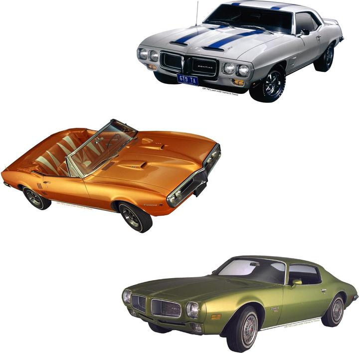 Actual product image Pontiac Firebird Deluxe Cars Stickers (Pack of 50)
