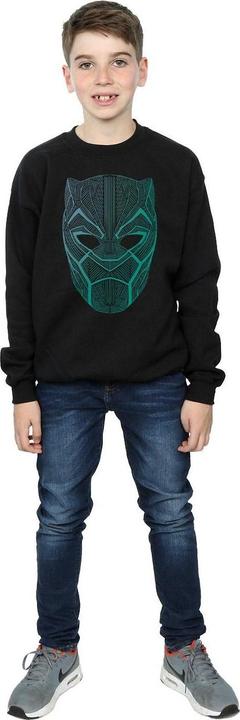 Image du produit - Sweat BLACK PANTHER TRIBAL MASK - Garçon (140, 146)