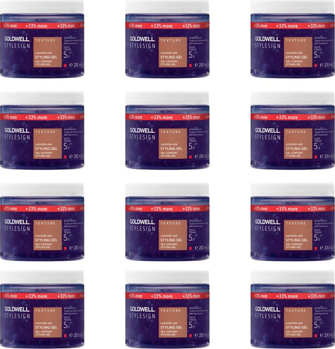 Produktbild Goldwell Stylesigh Texture Lagoom Jam Haargel 12 Stück (Haargel, 200 ml)