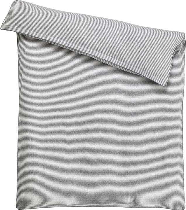 Actual product image Living Home Melange Jersey Stripes (Duvet cover, 200 x 210 cm)