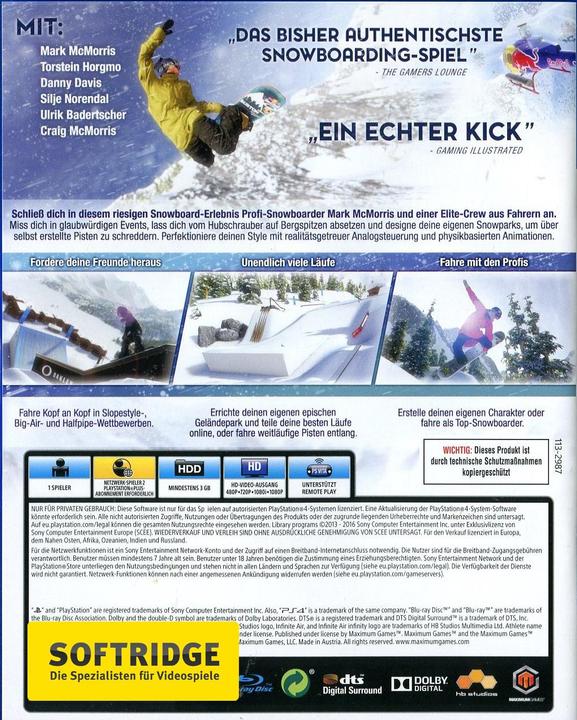 Produktbild Maximum Games Mark McMorris Infinite Air (PS4)