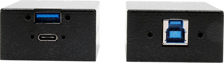 Produktbild Exsys 2 Port USB 3.2 Gen1 Extender mit Glasfaserkabel bis 300 Meter (USB-B, 2 Ports)