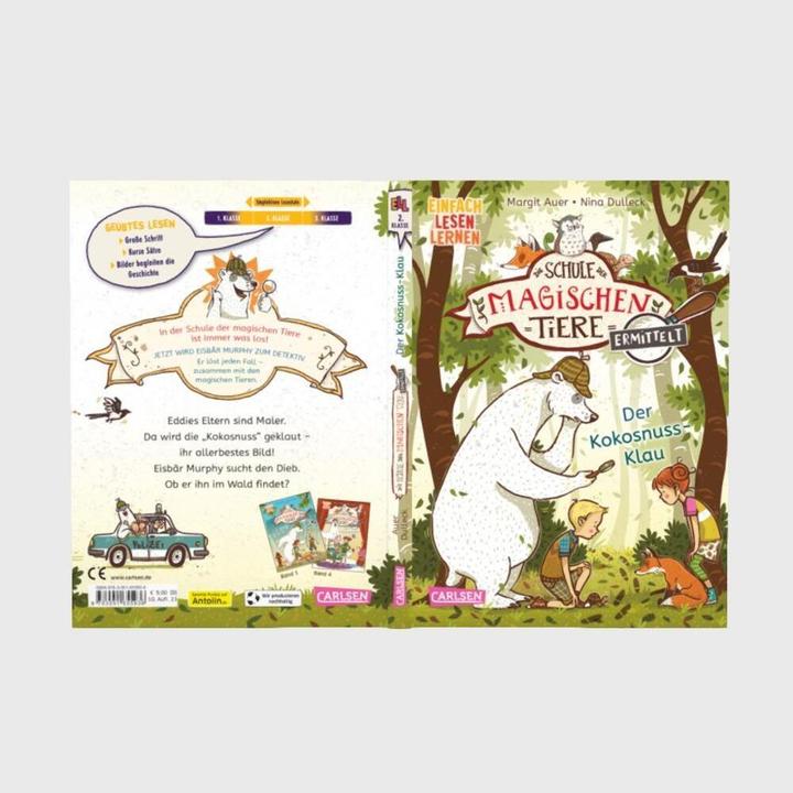 Produktbild Die Schule der magischen Tiere ermittelt 3: Der Kokosnuss-Klau (Zum Lesenlernen) (Deutsch, Nina Dulleck, Margit Auer, 2021)