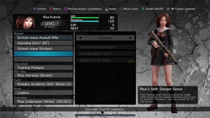 Actual product image D3 Publisher SG/ZH: School Girl Zombie Hunter -US- (PS4, EN)