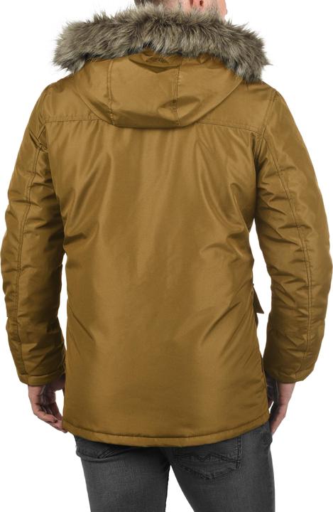 Image du produit Produkt Parkin Manteau D'Hiver À Capuche Avec Faux Fur Parka Veste Longue Pour Homme (L)
