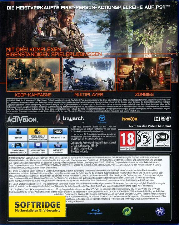 Actual product image Activision Call of Duty: Black Ops 3 Day1 Edition incl. Nuketown (PS4, Multilingual)