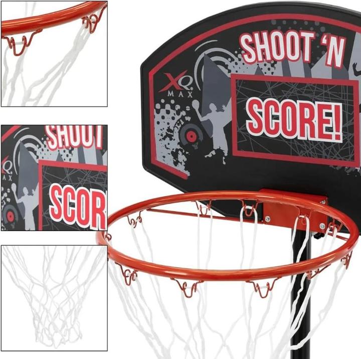 Productafbeelding XQ Max Basketbalstandaard met bal en pomp