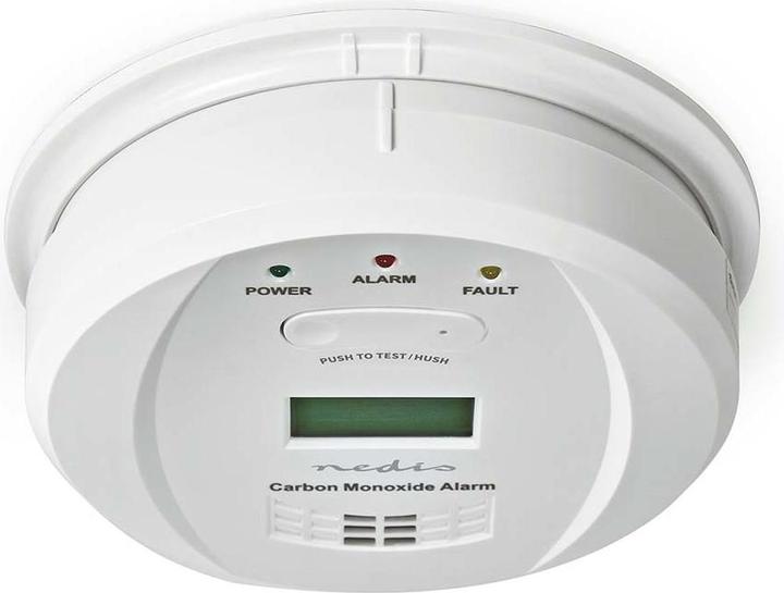 Actual product image Nedis Carbon monoxide alarm | Battery operated | Battery life up to: 5 years | With test button