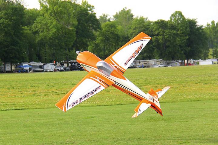 Image du produit AJ Aircraft Laser 93" 230z ARF - orange (Voltige)
