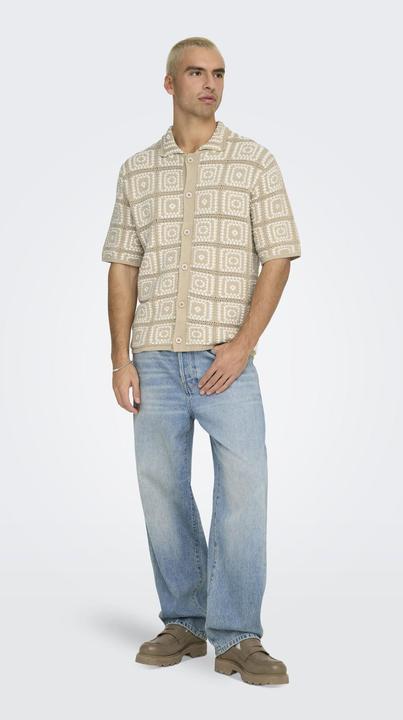 Actual product image Only & Sons ONSBART Gestricktes Polo-Hemd Polo (L)