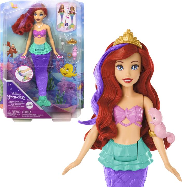 Immagine prodotto Disney Princess Principessa undinėlė Arielė su spalvų keitimo funkcija