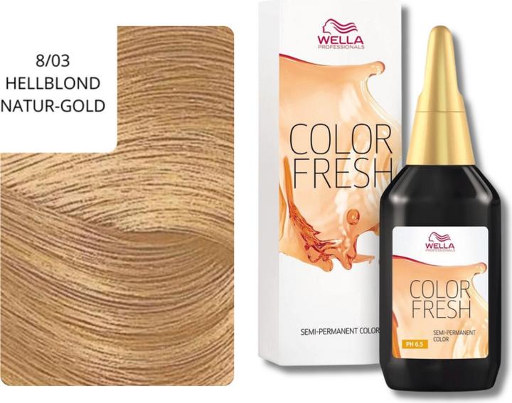 Immagine prodotto Wella Colore Acido fresco (8/03 biondo chiaro oro naturale)