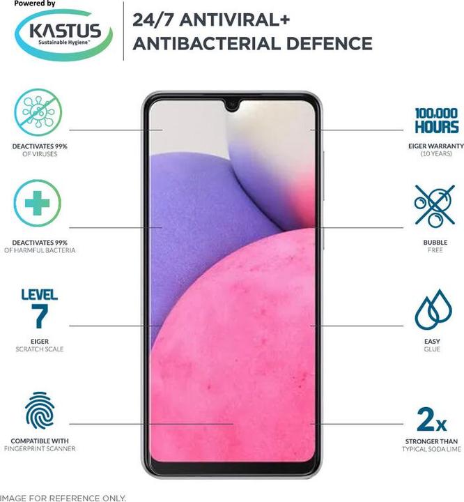 Image du produit Eiger Mountain Glass Clear (1 pièce(s), Samsung Galaxy A33 5G)