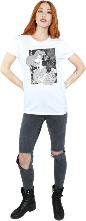 Immagine prodotto The Little Mermaid Maglietta Boyfriend da donna/ragazzo in cotone (XL)