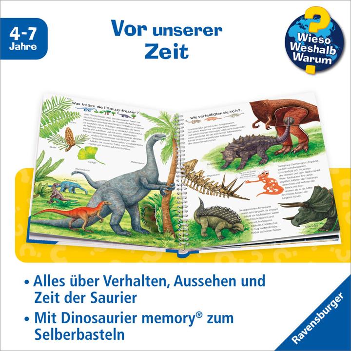 Immagine prodotto Ravensburger Alles über Dinosaurier (Tedesco, Patricia Uomo, Hans Schellenberger, 2014)