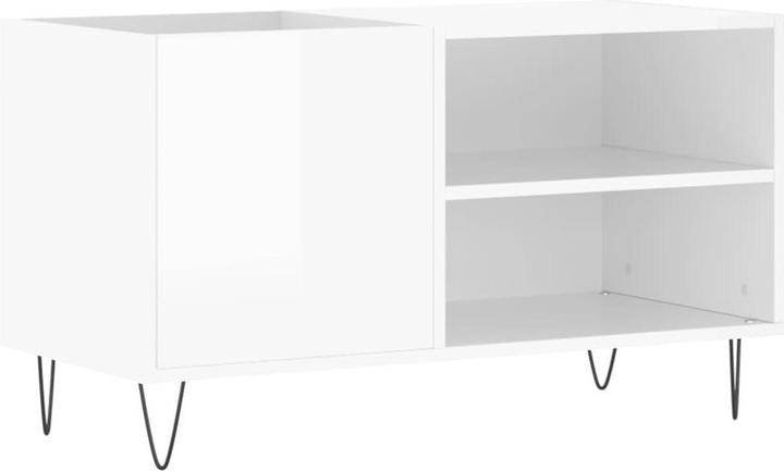 Immagine prodotto VidaXL Plattenschrank Hochglanz-Weiss 85x38x48 cm Holzwerkstoff