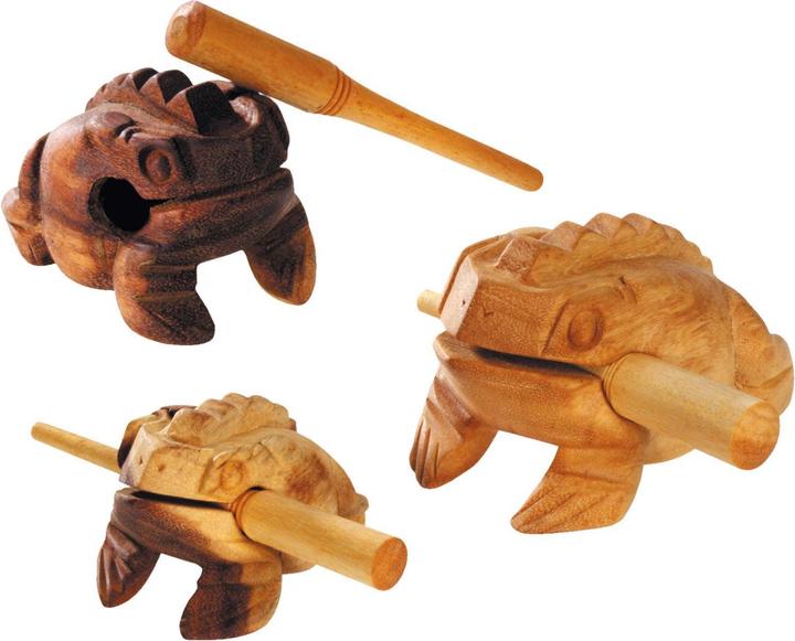 Image du produit Betzold Musik Guiro de grenouille avec maillet