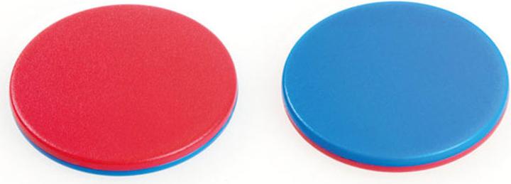 Produktbild Betzold 100 Wendeplättchen rot/blau