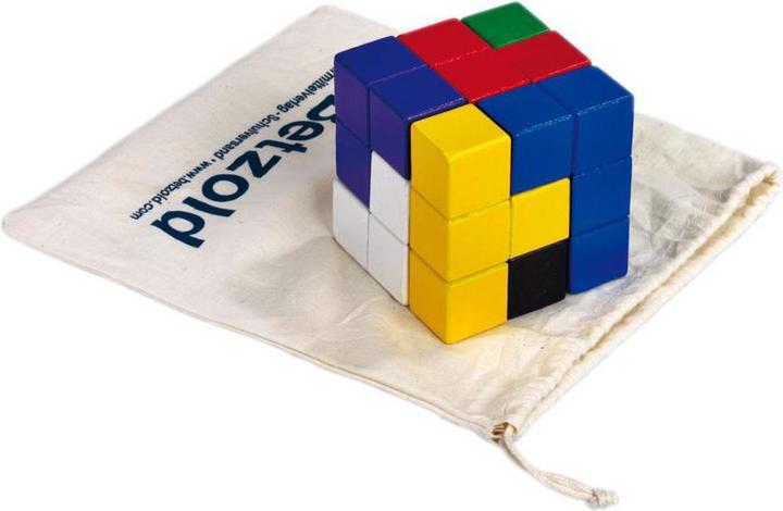 Actual product image Betzold Soma cube colorful
