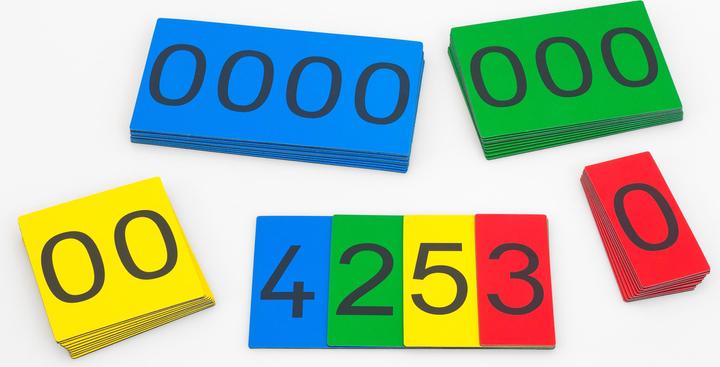 Actual product image Betzold Magnetic place value cards (Czech)