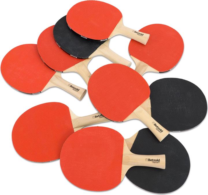 Produktbild Betzold Sport Tischtennisschläger Flash, 10er Set