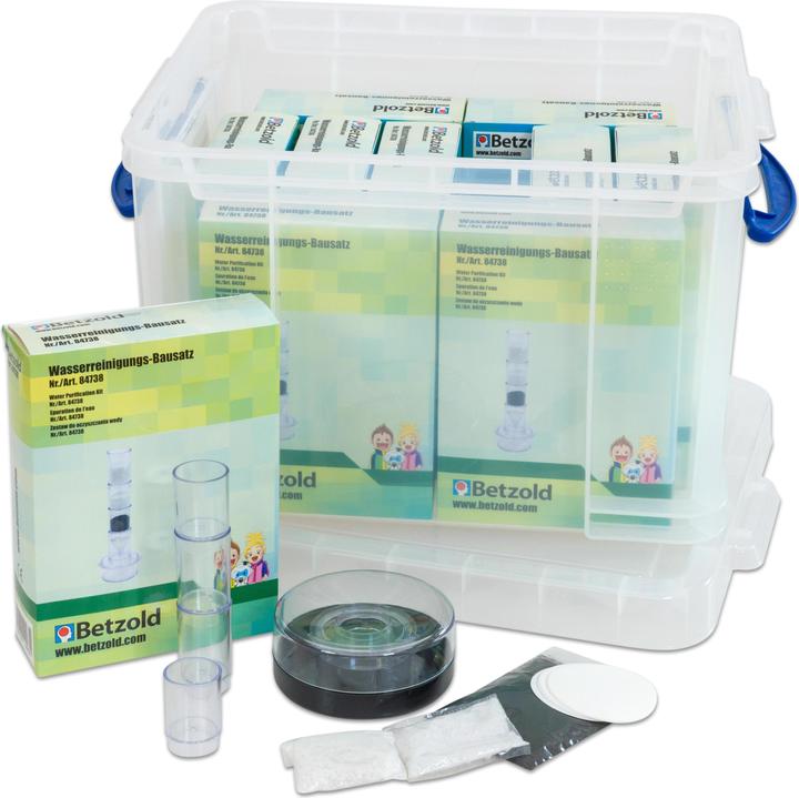 Image du produit Betzold Kit de filtration d'eau dans une boîte de transport