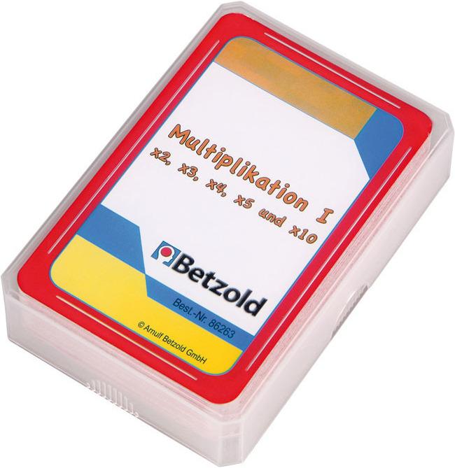 Actual product image Betzold Multiplication I - Magic Cylinder Card Set (German)