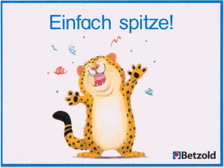 Produktbild Betzold Motivationskarten Lustige Tiere, 110 Stück im Etui