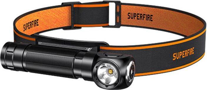 Immagine prodotto Superfire Lampada frontale 2-in-1 TH04, 600lm, USB-C (600 lm)