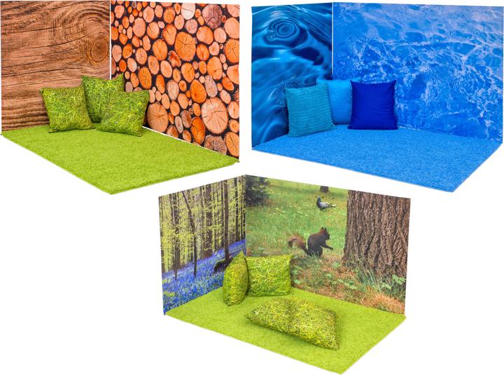 Actual product image Betzold Experience corner from wall & floor rugs (100 x 150 cm)