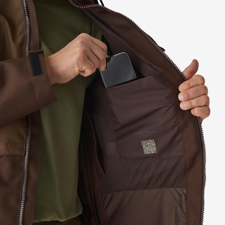 Actual product image Solognac Hunting reinforced jacket woodland 500 two-tone (XXL)