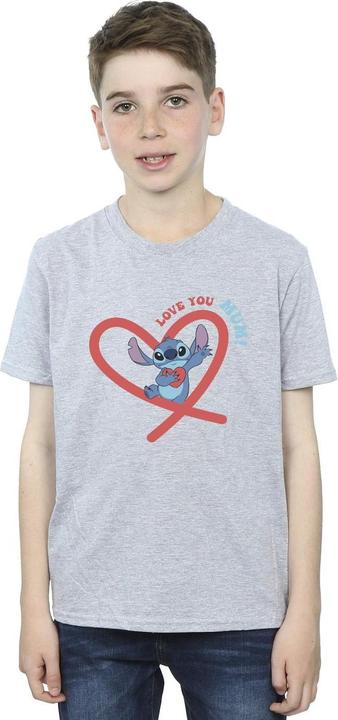 Immagine prodotto Disney Lilo & Stitch Love You Mum Maglietta Ragazzi (116)