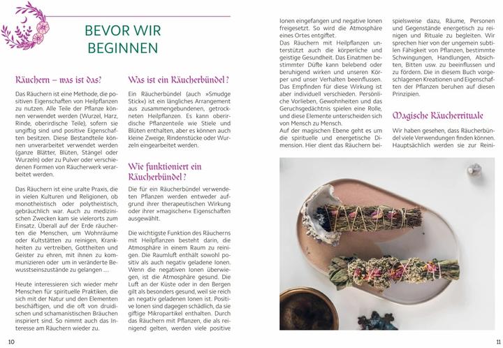 Produktbild Magische Rituale mit Räucherbündeln. Zu Jahresfesten und im Alltag: Reinigung, Schutz, Liebe uvm (Deutsch, Flora Denis, 2024)