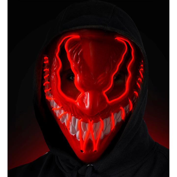 Immagine prodotto Widmann Maschera da mostro rossa con illuminazione a LED