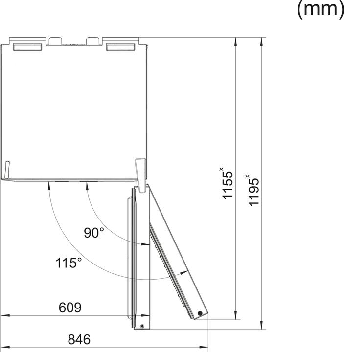 Actual product image Miele Kfn 28133 D (310 l)