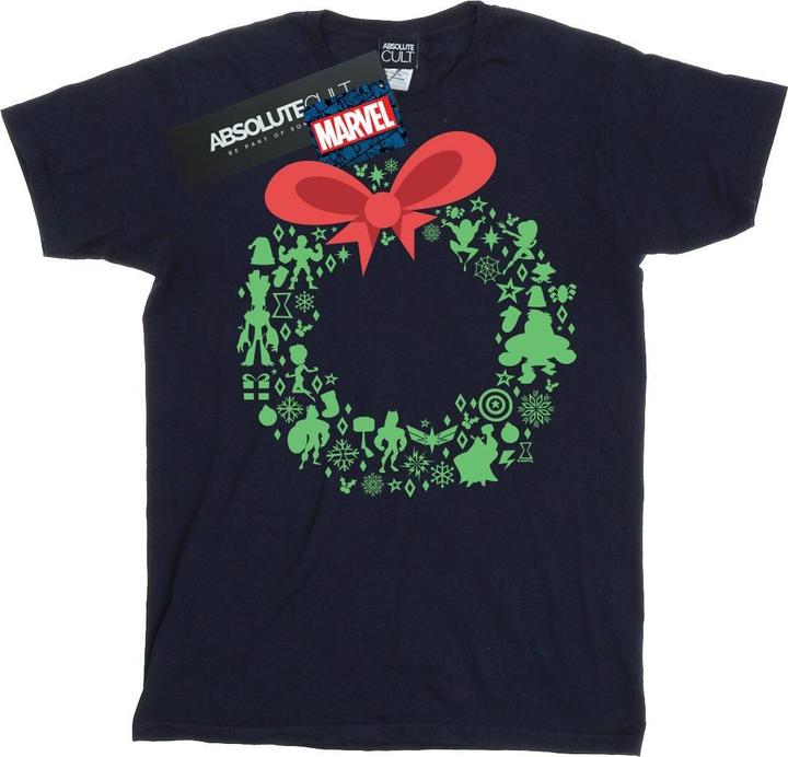 Avengers Christmas Wreath TShirt (5XL)