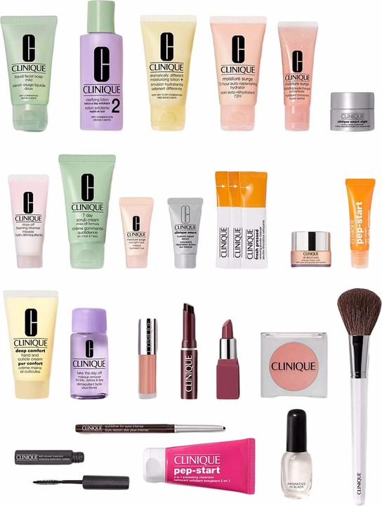 Produktbild Clinique Adventskalender (Gesichtspflege set, Körperpflegeset, Make up set)
