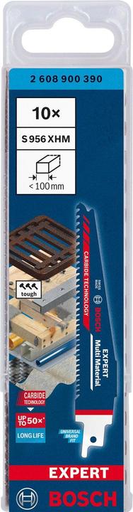 Produktbild Bosch Professional Zubehör EXPERT ‘Multi Material’ 956 XHM Säbelsägeblatt, 10 Stück