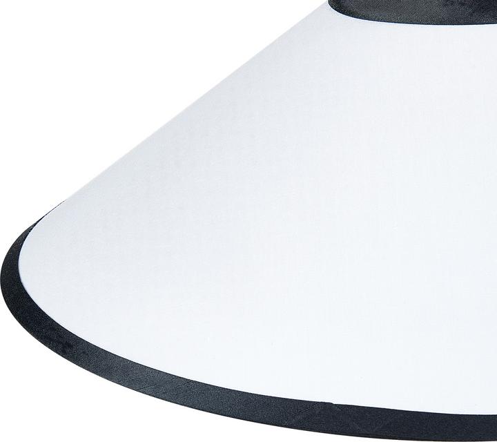 Productafbeelding Beliani Hanglamp wit / naturel kegelvorm MANTUA (E27)