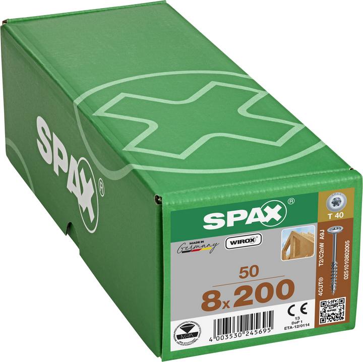 Image du produit Spax Vis pour assemblage bois (50 Vis par pièce)