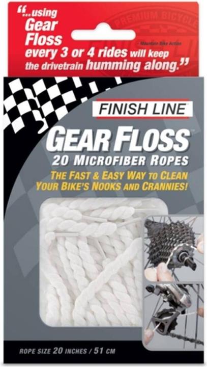 Immagine prodotto Finish Line Cavo per la pulizia del filo interdentale in microfibra (0.00 ml, Spazzola)